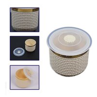 PLASTIC ROUND MELODY AIR TIGHT CONTAINER JAR 850ML FOR FOOD (5273)