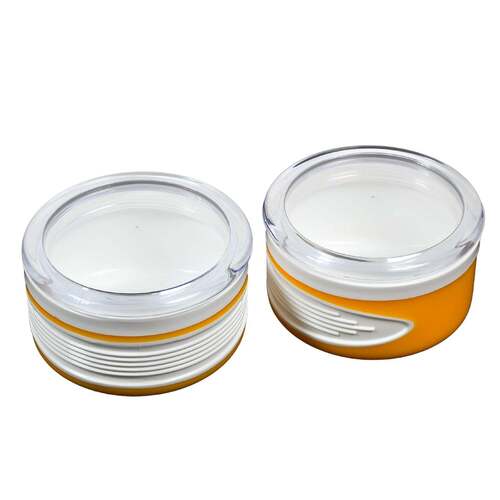 AIRTIGHT PLASTIC STORAGE CONTAINER SET (2 PIECES - 550ML) (5273)