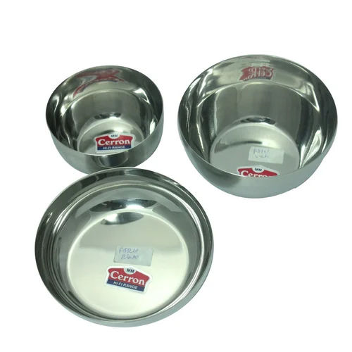 3 Piece Ss Bowl Set