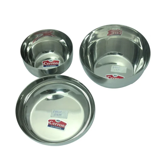 3 Piece SS Bowl Set