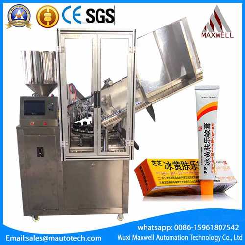 Full Automatic Metal Tube Fill And Fold Tail Machine