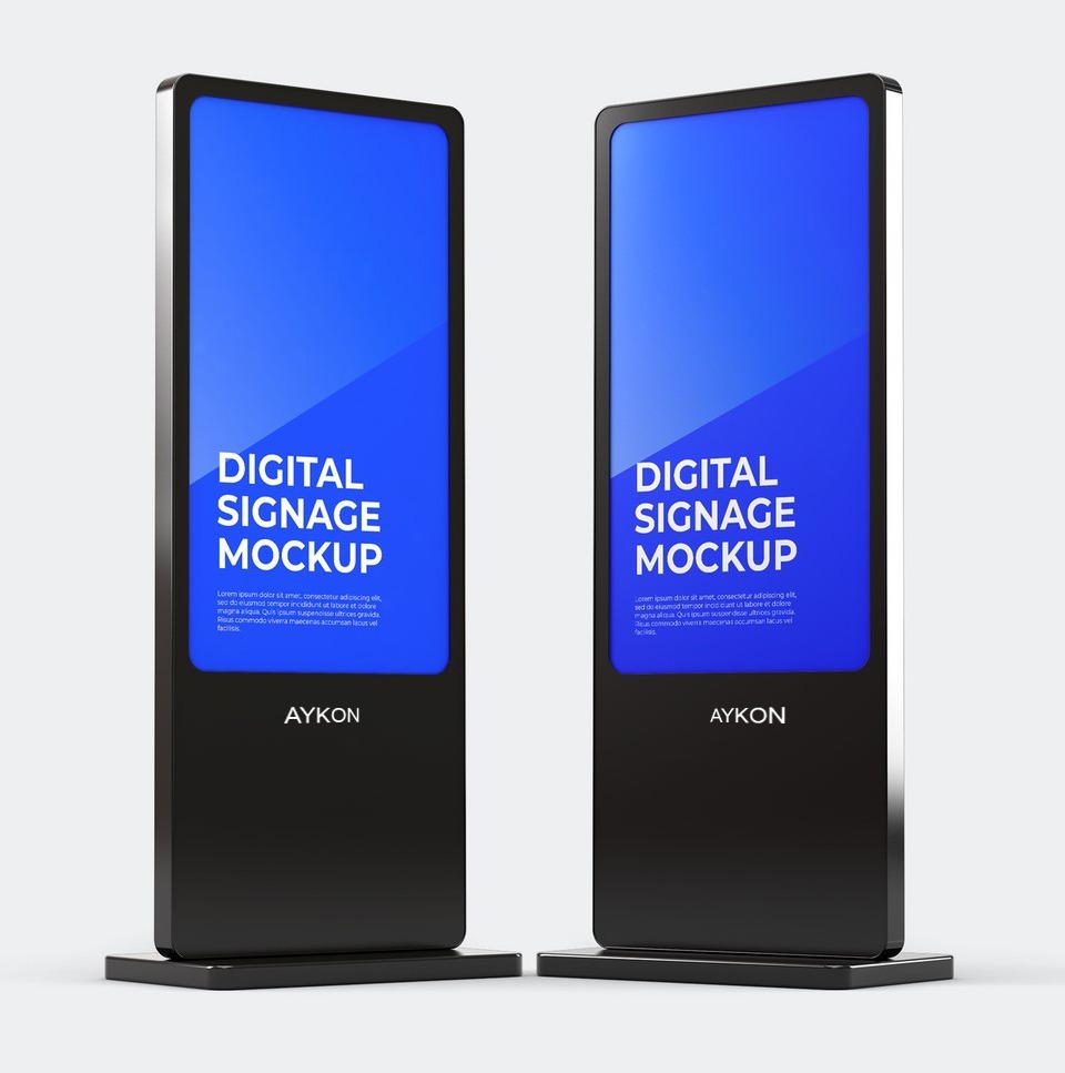 Signage Led Tv 24 - Color: Black