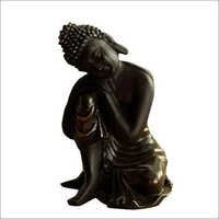 Black Polyresin Buddha Statue
