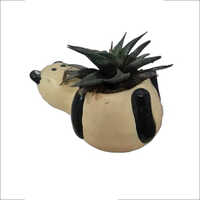 Polyresin Panda Planter