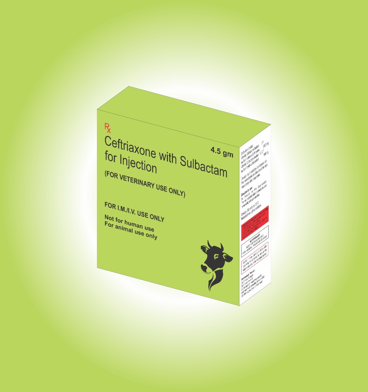 CEFTRIAXONE WITH SULBACTAM 4500 MG INJECTION IN THIRD PARTY MANUFACTURING