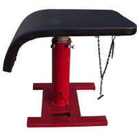 Sportsense Vaulting Table - Iron & Wooden, Red-black Color | Adjustable, Commercial Grade, 500 Lbs Weight Capacity, Portable Design