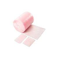 Pink Anti Static Rolls - LDPE Material, Various Widths & Lengths | Soft Packing Format, 3-Side Seal, Warranty Included