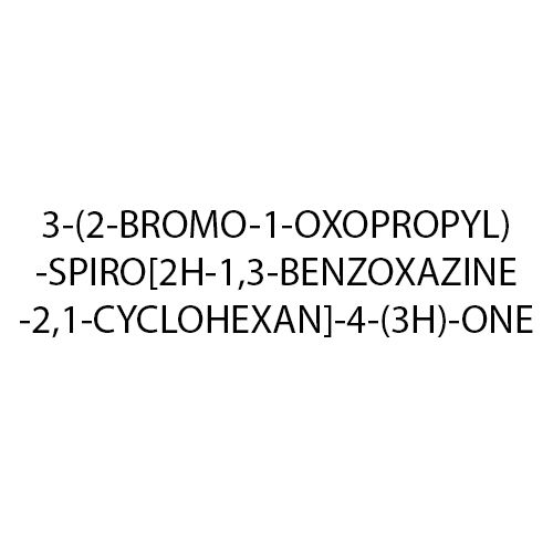 3 2 Bromo 1 Oxopropyl Spiro 2H 1 3 Benzoxazine 2 1 Cyclohexan 4 3H On