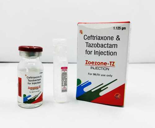 Ceftriaxone 1000 mg  Tazobactam 125 mg