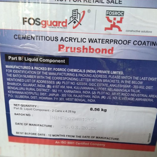 Cementitious Acrylic Waterproof Coating Application: Construction