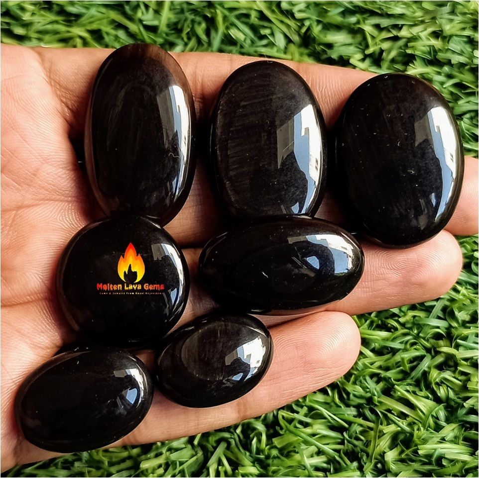 Black Obsidian Cabochon