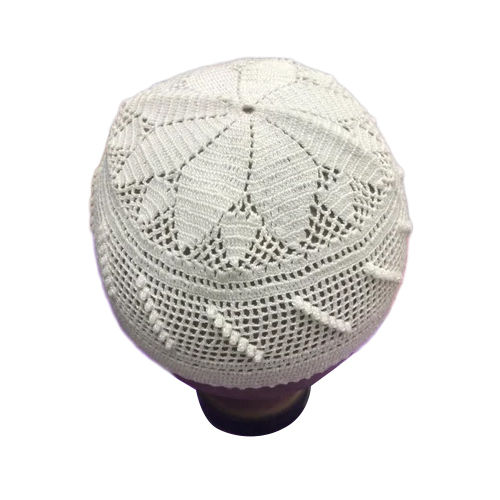 White Knitting Cap Age Group: Adult