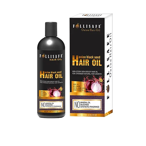 Follisafe Onion Hair Oil With 20 Essential Oils For Unisex at Best Price in Mira