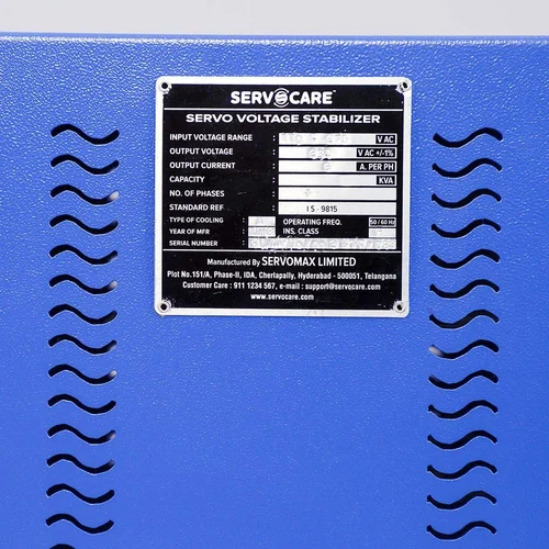 Three Phase Servo Voltage Stabilizer