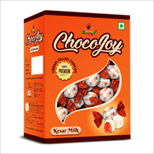 Kesar Milk Cream Filled Choco