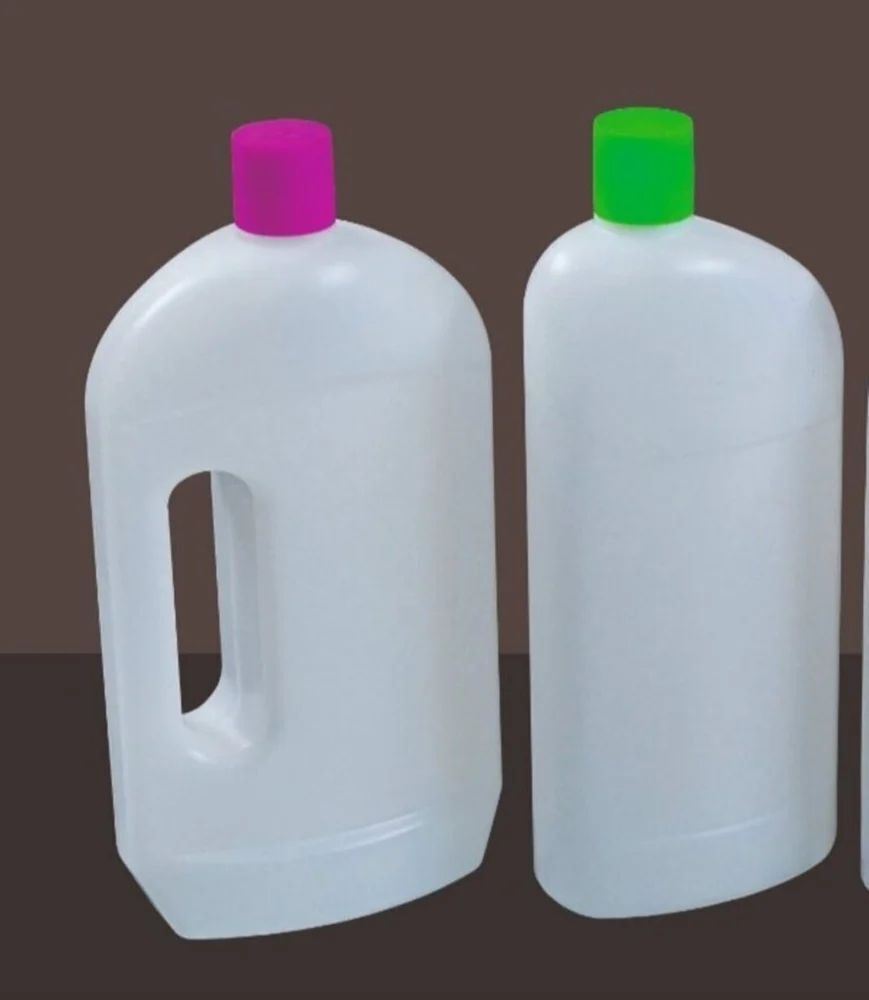 Toilet Cleaner Bottle - 500 ml Plastic | Cork Sealing, Long Neck Design for Easy Application, Ideal for Maintaining Clean Toilets
