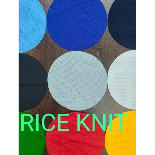 Rice knit fabric for T-shirts