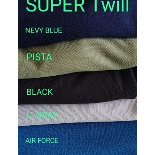 Super twill T-shirt and lower fabric