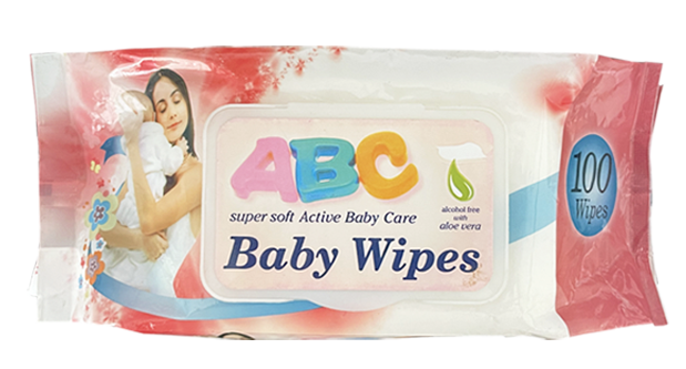 100pcs ABC Baby Wipes Wholesale MOQ 100Cartons