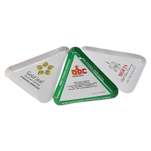 White Triangle Paper Tray