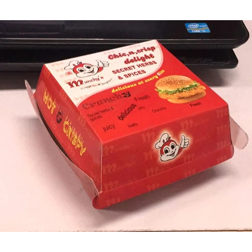 Glossy Lamination Hot Dog Box