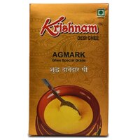 Krishnam Desi Ghee - Raw Milk, Sterilized Processing Type | Cream Color, Rich In Vitamins A, D, E, And K, Ideal For Cooking And Baking