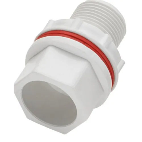 White 1-2 Inch Upvc Tank Connector