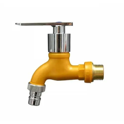 Yellow & Silver Miami Nozzle Pvc Tap