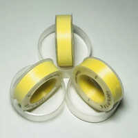 Thread Seal Tape - PP Material, 10-20 m Length, 0-20 mm Width, Yellow Color | Round Shape for Reliable Sealing Applications