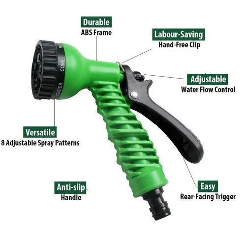 7 Pattern Plastic Trigger Hand Sprayers Size: Standard