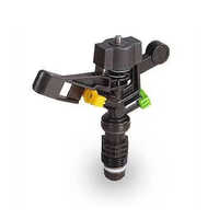 Water Sprinkler - Plastic Material, Standard Size, Black Color | Versatile Cleaning Tool For Garden Usage
