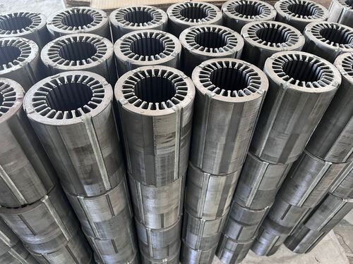 Submersible Pump V4 Stampingod - Prime CRC, 90 MM Diameter, 48 MM ID, 24 Stator Slots, 18 Die Cast Rotor Slots, 22 Copper Rotor Slots, Bore Options 20/24/28 MM