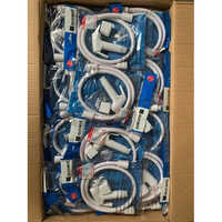 Pvc Health Faucet Set - Pvc Material, Round Section Shape, White Color | Imported Design For Versatile Bathroom Use