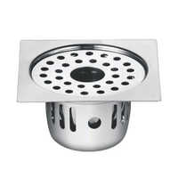 Anti Cockroach Square Jali - Stainless Steel, Square Shape, Silver Color | Ideal For Bathroom Use, Round Section Design