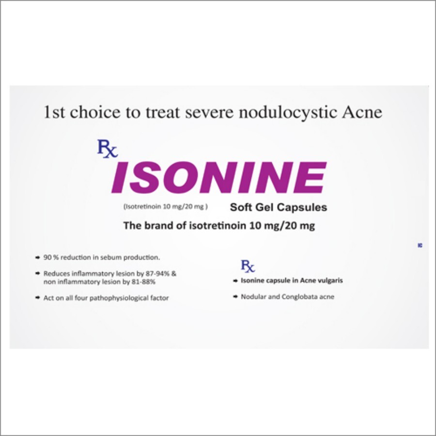 Isonine Isotretinoin Soft Gel Capsules - Storage Instructions: Room Temperature