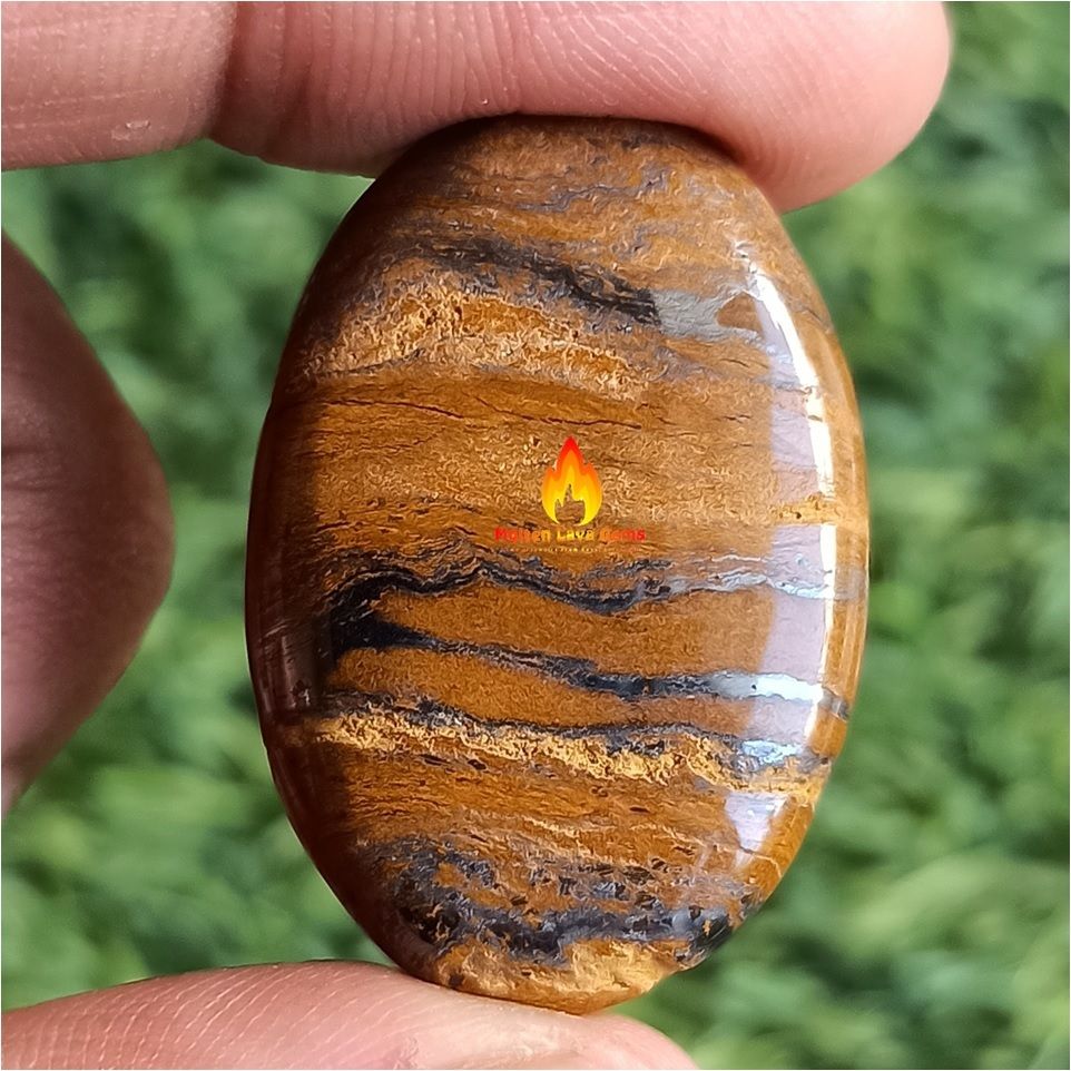 Iron Tigereye Cabochon