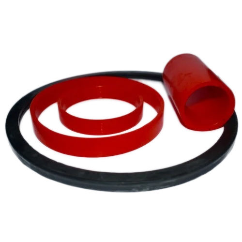 Red and Black Rubber Products