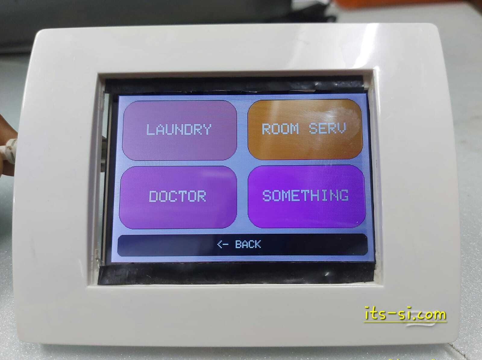 Nurse Call system with Touch Screen bed side units
