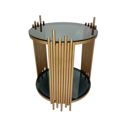 metal Round Side Table