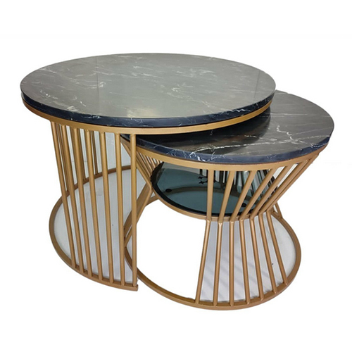 Coffee Metal Table set of 2