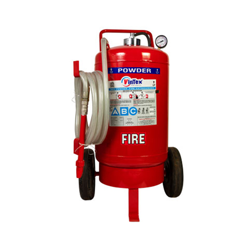 75 Kgs Trolley Mounted ABC-BC Type Fire Extinguisher