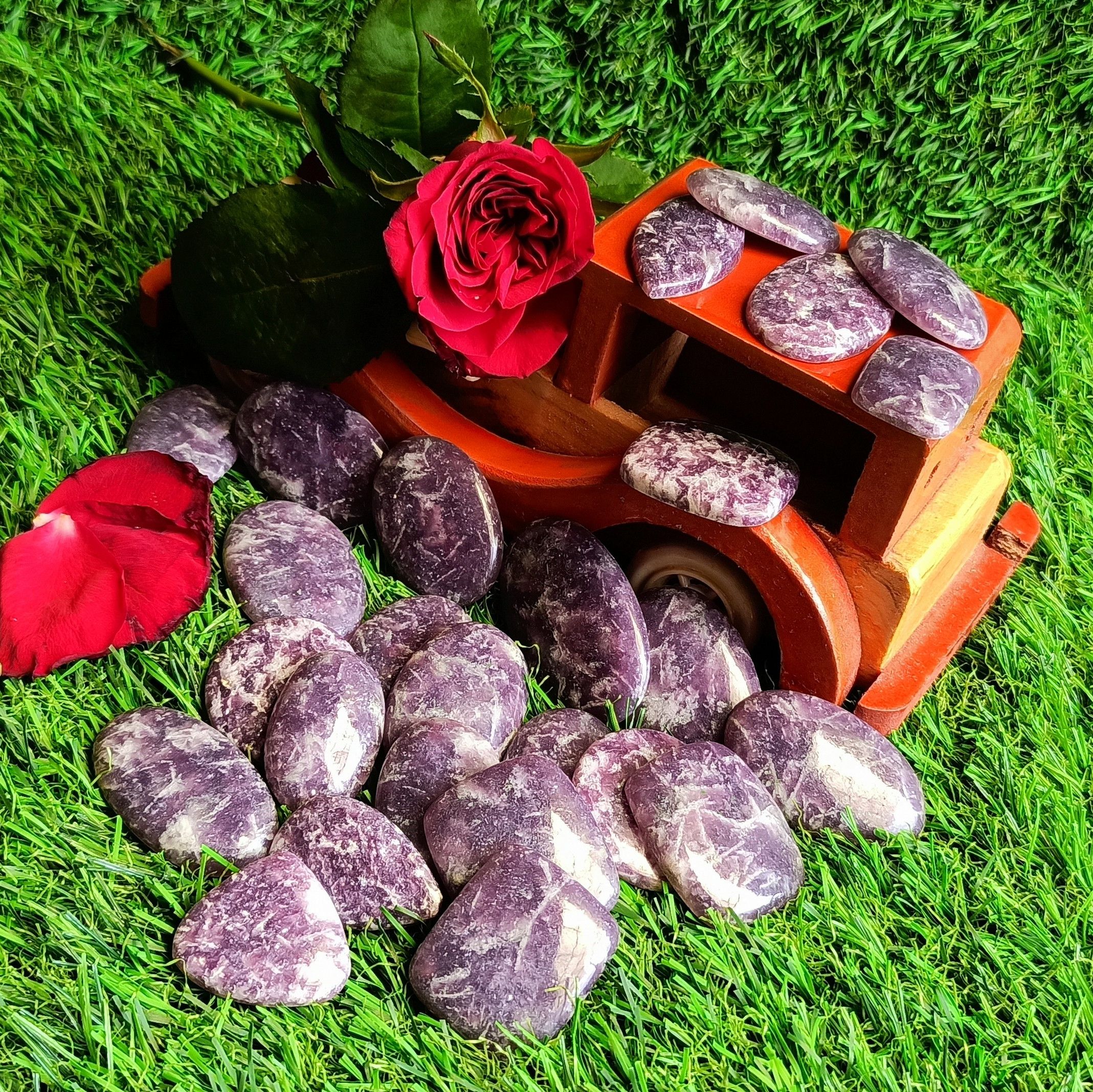 Lapidolite  Cabochon