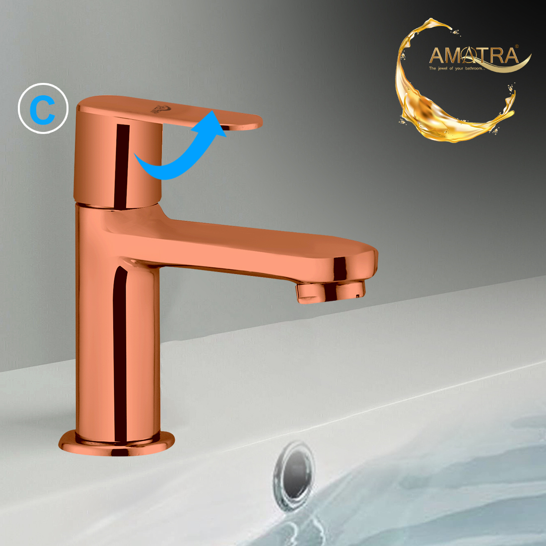 Mini Opal Prime Rose Gold Pillar Cock