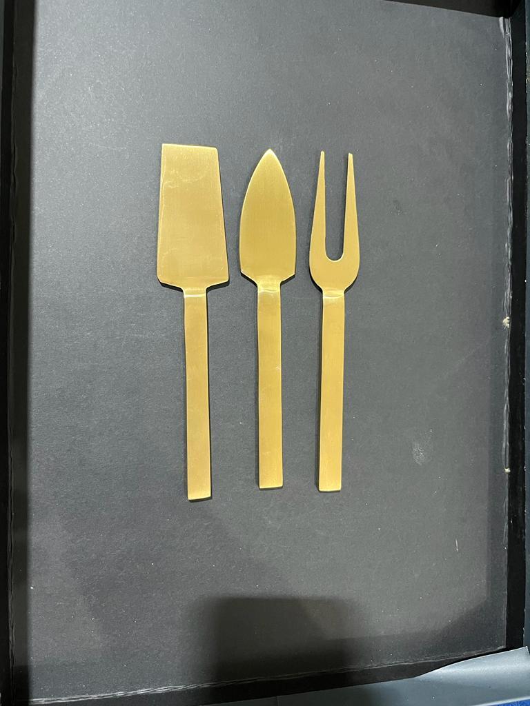 Luxury Wedding Gouden Bestek Silverware Spoon And Fork Golden cutlery set