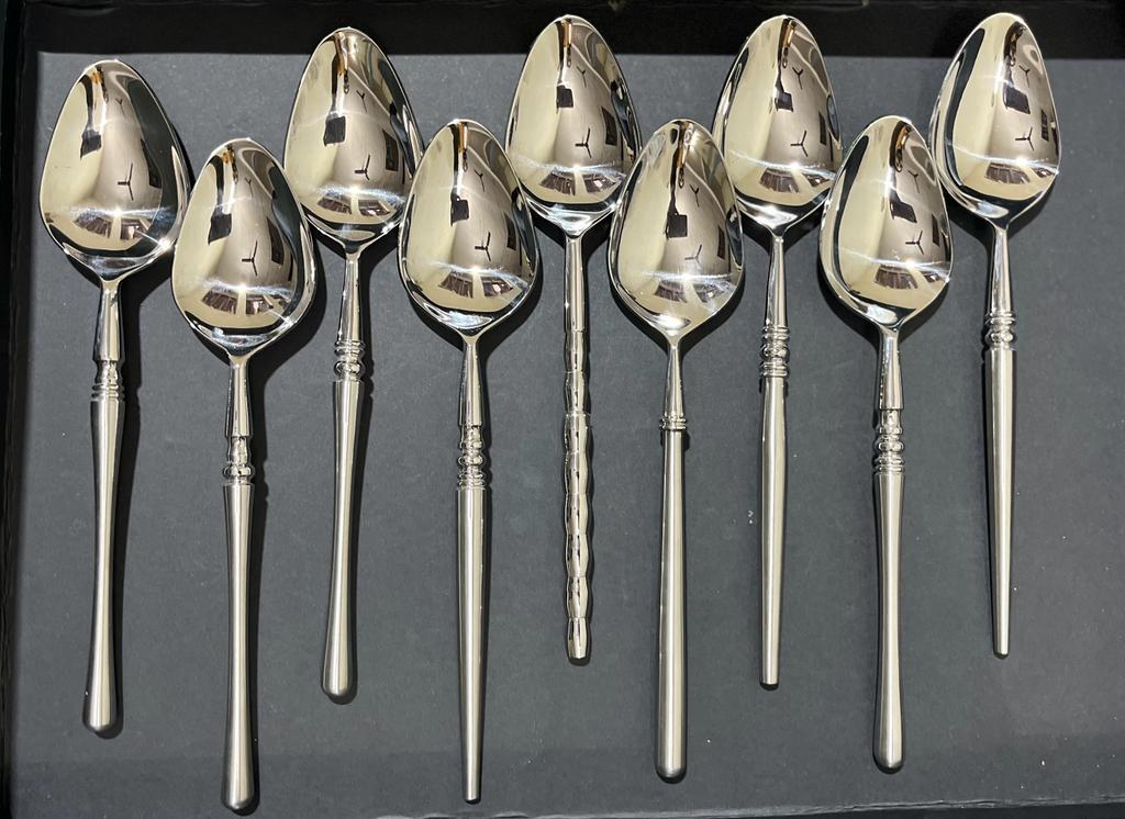 Luxury Wedding Gouden Bestek Silverware Spoon And Fork Golden cutlery set
