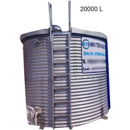 20000 L Zincalume Water Storage Tank