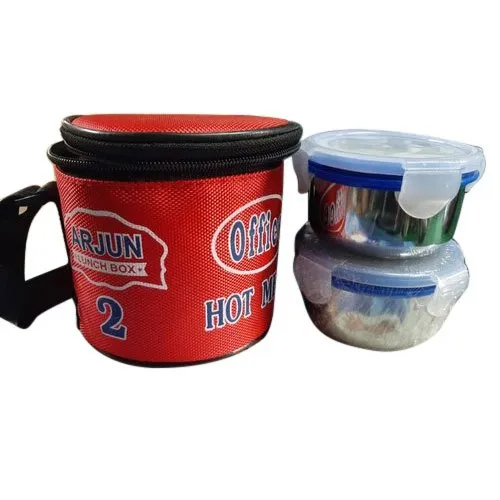 2 Container Stainless Steel Lunch Box
