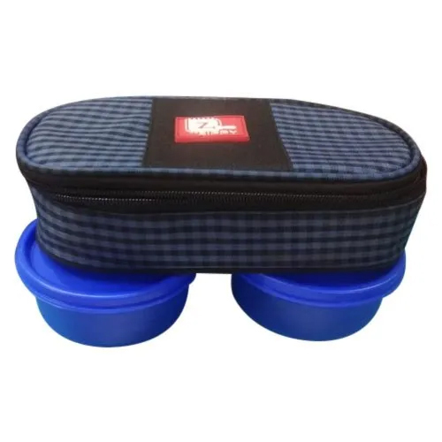 Blue Container Plastic Lunch Box