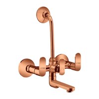 Mini Opal Prime Rose Gold Wall Mixer With Band