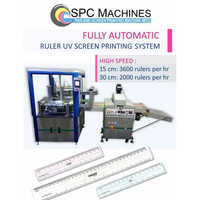 Automatic UV Screen Printing Machine For Rulers